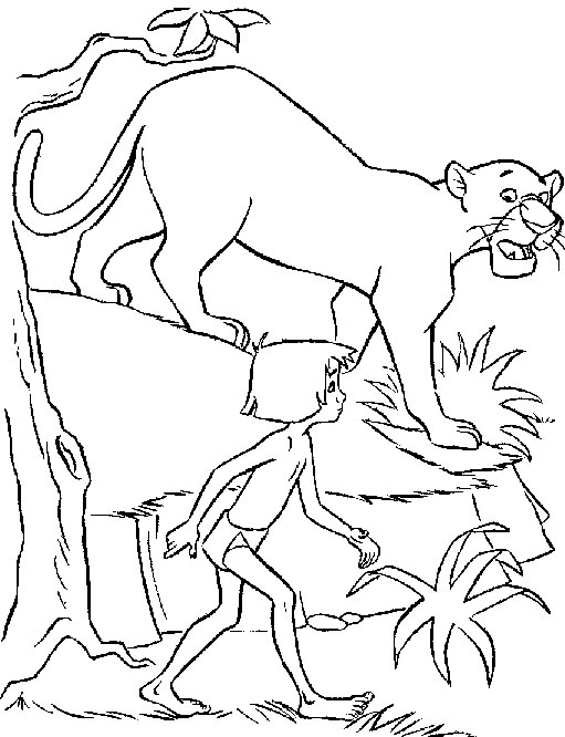 Coloring page: The Jungle Book (Animation Movies) #130062 - Free Printable Coloring Pages