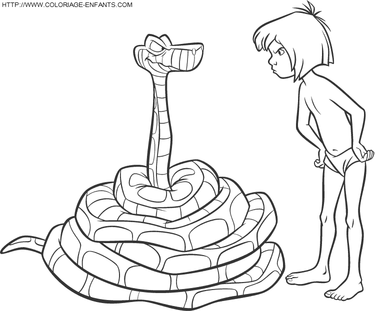 Coloring page: The Jungle Book (Animation Movies) #130088 - Free Printable Coloring Pages