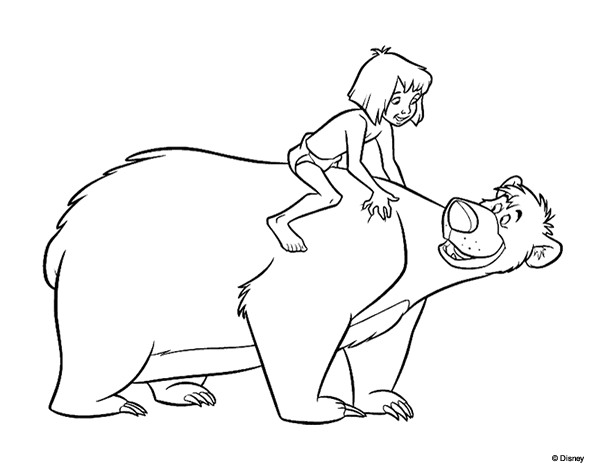 Coloring page: The Jungle Book (Animation Movies) #130096 - Free Printable Coloring Pages