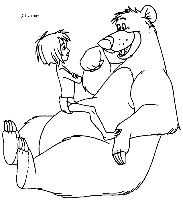 Coloring page: The Jungle Book (Animation Movies) #130127 - Free Printable Coloring Pages