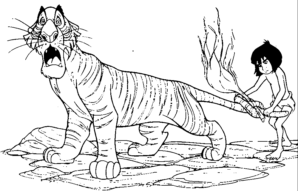 Coloring page: The Jungle Book (Animation Movies) #130134 - Free Printable Coloring Pages