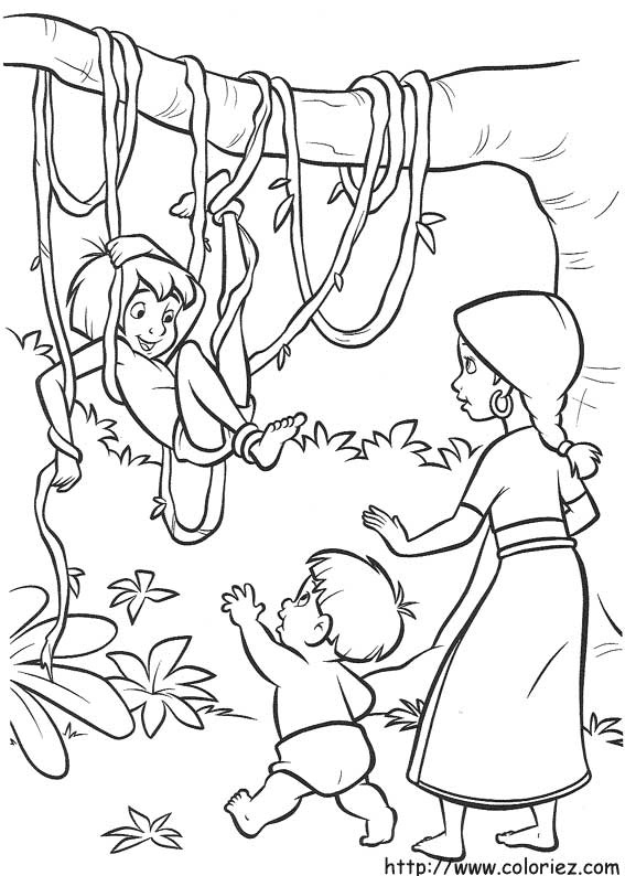 Coloring page: The Jungle Book (Animation Movies) #130135 - Free Printable Coloring Pages