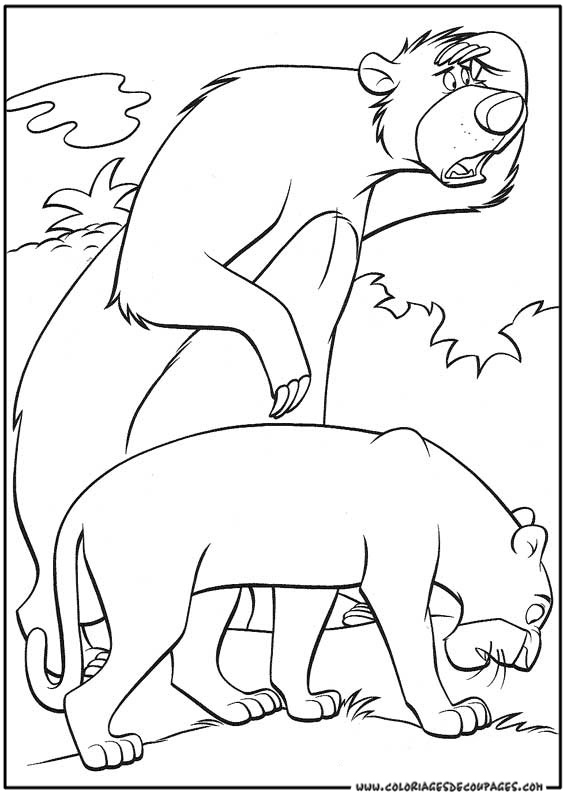 Coloring page: The Jungle Book (Animation Movies) #130140 - Free Printable Coloring Pages