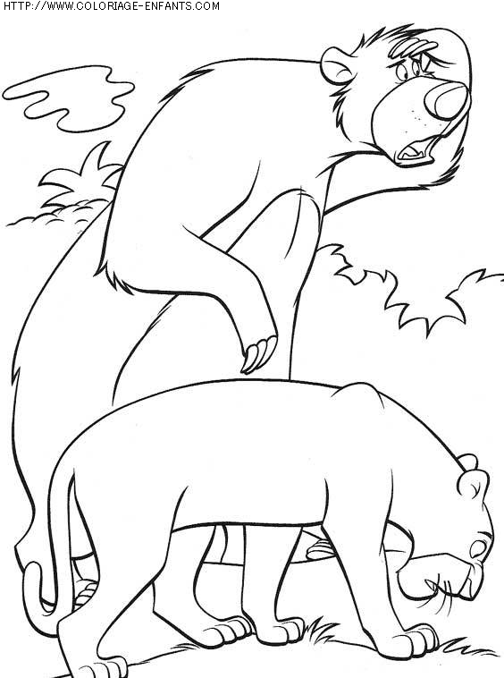 Coloring page: The Jungle Book (Animation Movies) #130155 - Free Printable Coloring Pages