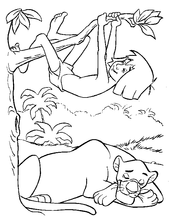 Coloring page: The Jungle Book (Animation Movies) #130163 - Free Printable Coloring Pages