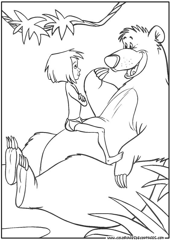 Coloring page: The Jungle Book (Animation Movies) #130166 - Free Printable Coloring Pages