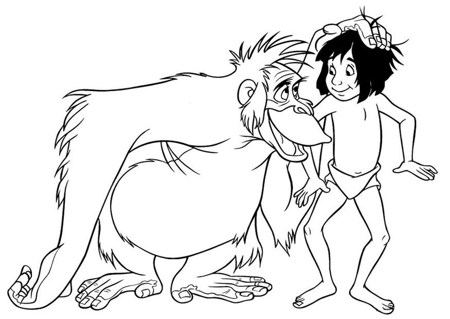Coloring page: The Jungle Book (Animation Movies) #130175 - Free Printable Coloring Pages