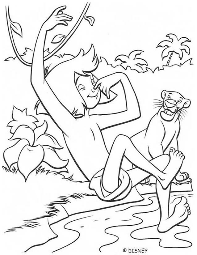 Coloring page: The Jungle Book (Animation Movies) #130182 - Free Printable Coloring Pages