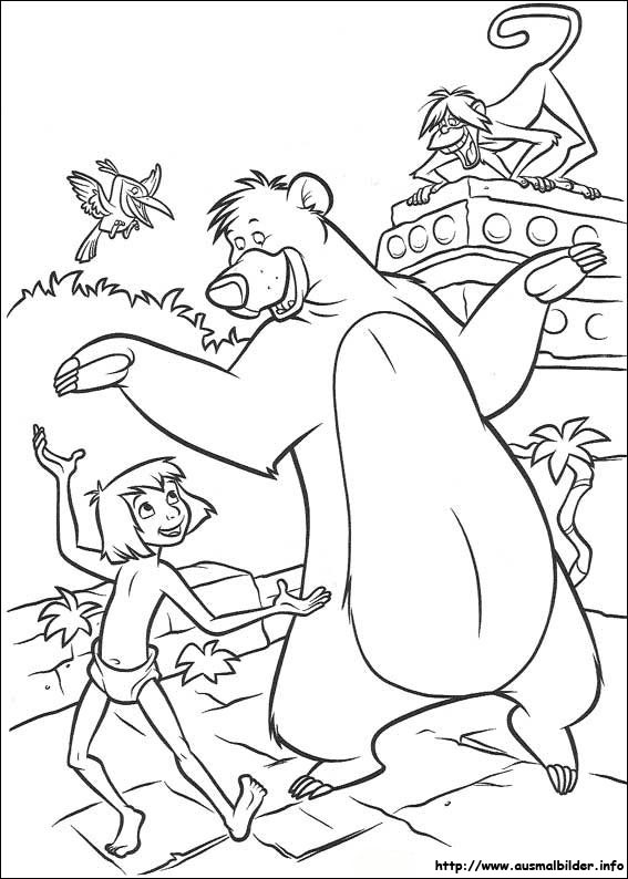 Coloring page: The Jungle Book (Animation Movies) #130184 - Free Printable Coloring Pages