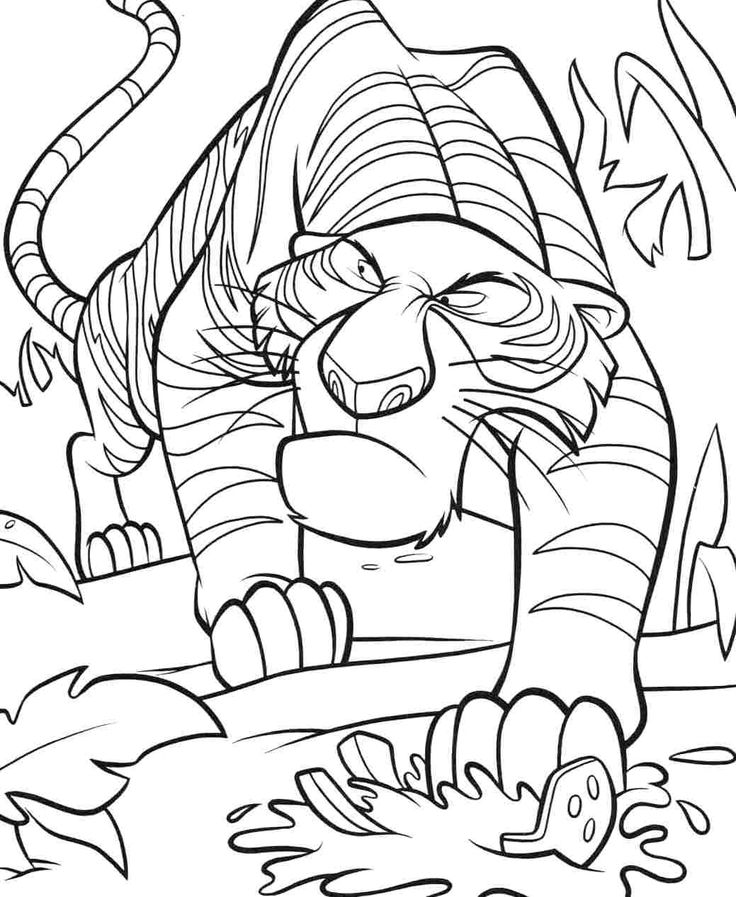 Coloring page: The Jungle Book (Animation Movies) #130205 - Free Printable Coloring Pages