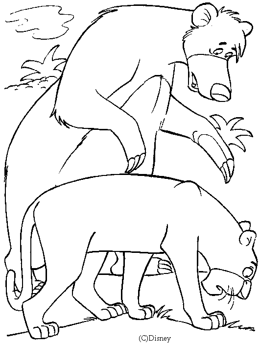 Coloring page: The Jungle Book (Animation Movies) #130237 - Free Printable Coloring Pages