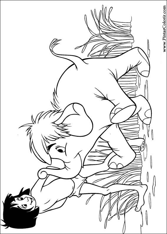 Coloring page: The Jungle Book (Animation Movies) #130243 - Free Printable Coloring Pages