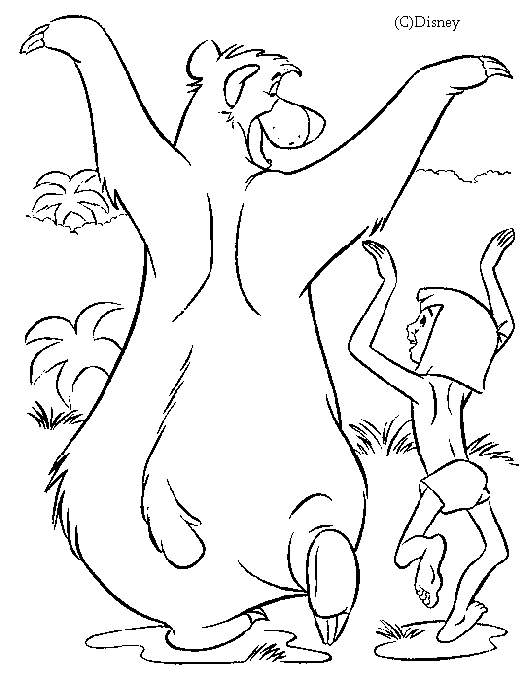 Coloring page: The Jungle Book (Animation Movies) #130249 - Free Printable Coloring Pages