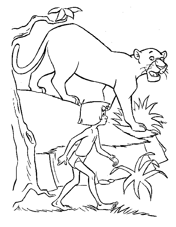 Coloring page: The Jungle Book (Animation Movies) #130256 - Free Printable Coloring Pages