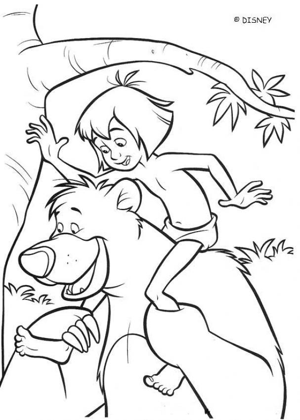 Coloring page: The Jungle Book (Animation Movies) #130271 - Free Printable Coloring Pages