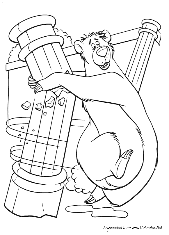 Coloring page: The Jungle Book (Animation Movies) #130278 - Free Printable Coloring Pages