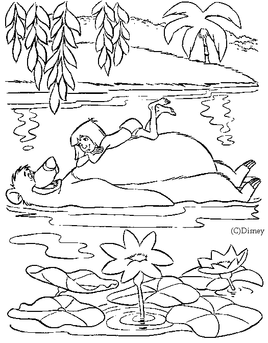 Coloring page: The Jungle Book (Animation Movies) #130287 - Free Printable Coloring Pages