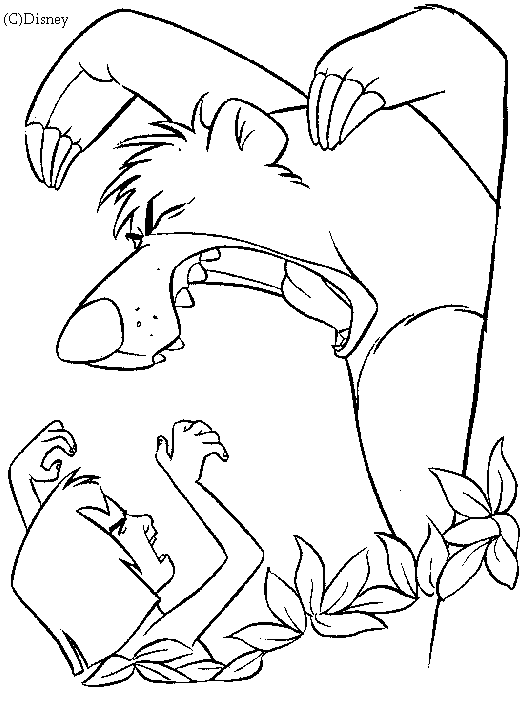 Coloring page: The Jungle Book (Animation Movies) #130292 - Free Printable Coloring Pages