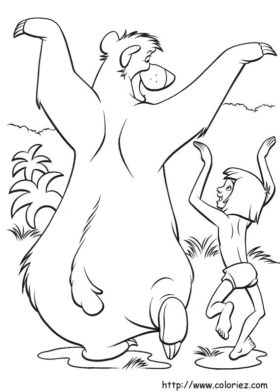 Coloring page: The Jungle Book (Animation Movies) #130293 - Free Printable Coloring Pages