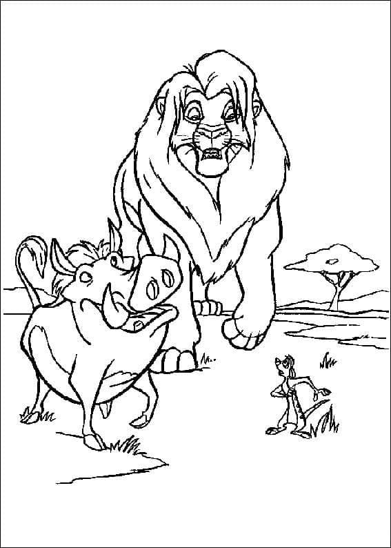 Free printable The Lion King coloring page #177759 from Animation Movies collection