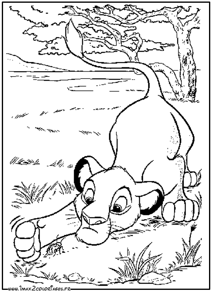 Coloring page: The Lion King (Animation Movies) #73620 - Free Printable Coloring Pages