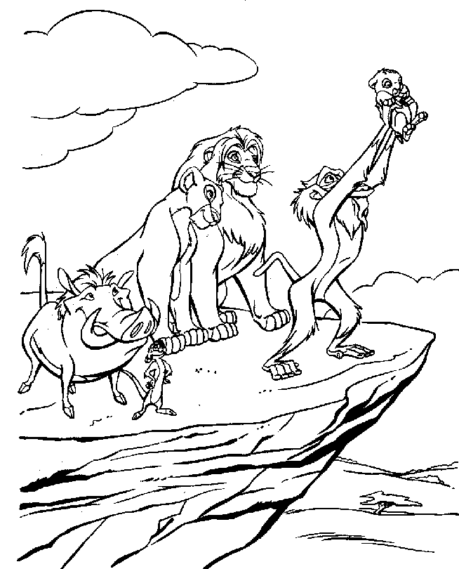Coloring page: The Lion King (Animation Movies) #73623 - Free Printable Coloring Pages