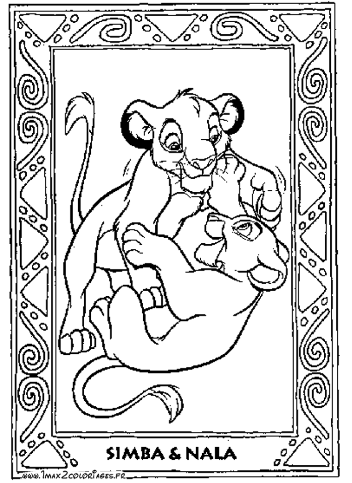 drawing the lion king 73628 animation movies printable coloring pages comment faire une robe de serpentard coloriages
