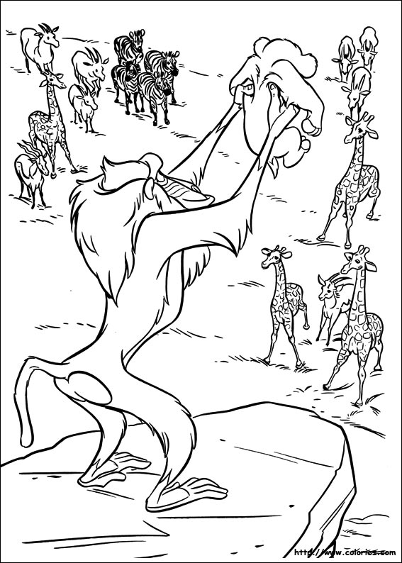 Coloring page: The Lion King (Animation Movies) #73661 - Free Printable Coloring Pages