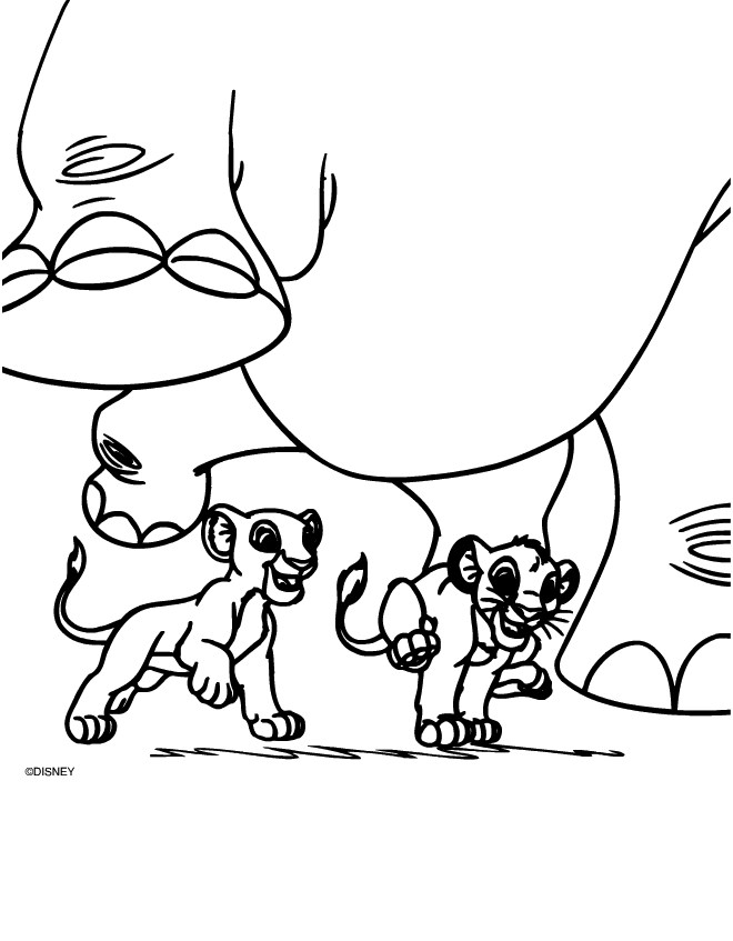 Coloring page: The Lion King (Animation Movies) #73664 - Free Printable Coloring Pages