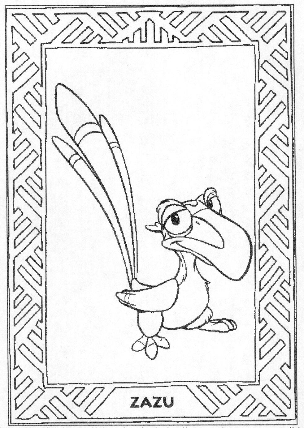 Coloring page: The Lion King (Animation Movies) #73682 - Free Printable Coloring Pages