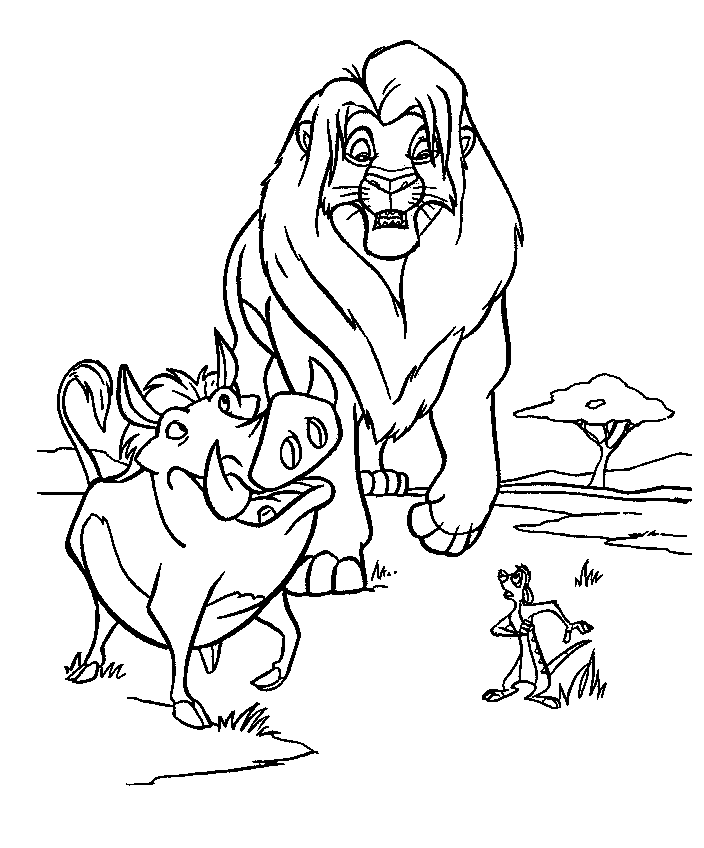 Coloring page: The Lion King (Animation Movies) #73683 - Free Printable Coloring Pages