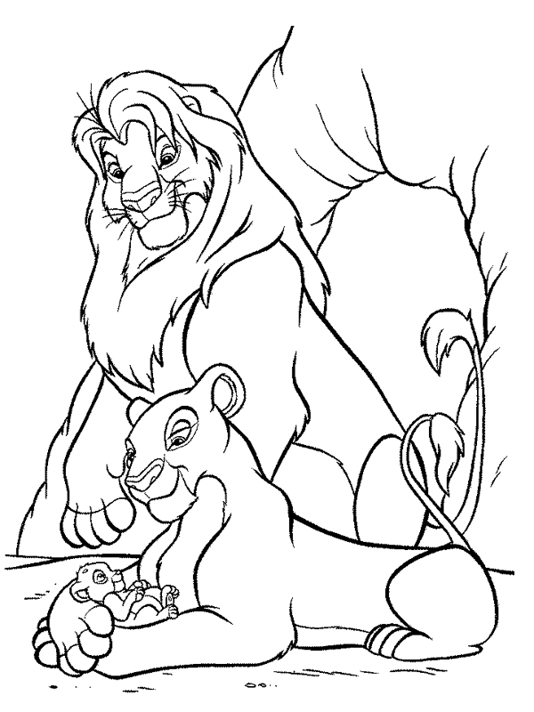 Coloring page: The Lion King (Animation Movies) #73685 - Free Printable Coloring Pages