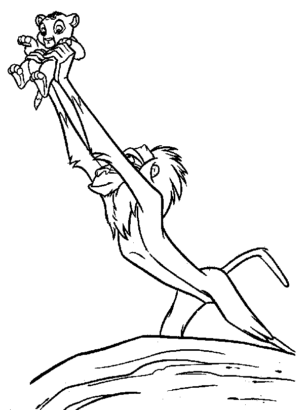 Coloring page: The Lion King (Animation Movies) #73697 - Free Printable Coloring Pages