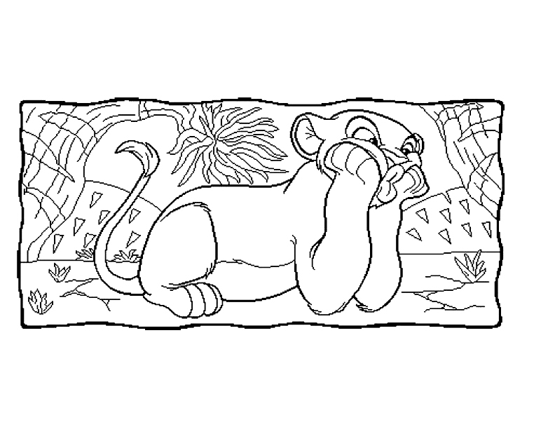 Coloring page: The Lion King (Animation Movies) #73700 - Free Printable Coloring Pages