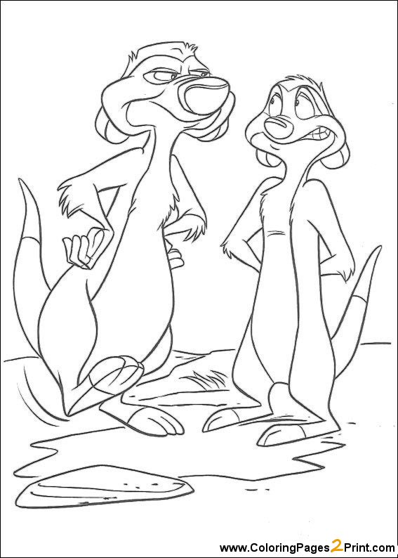 Coloring page: The Lion King (Animation Movies) #73701 - Free Printable Coloring Pages