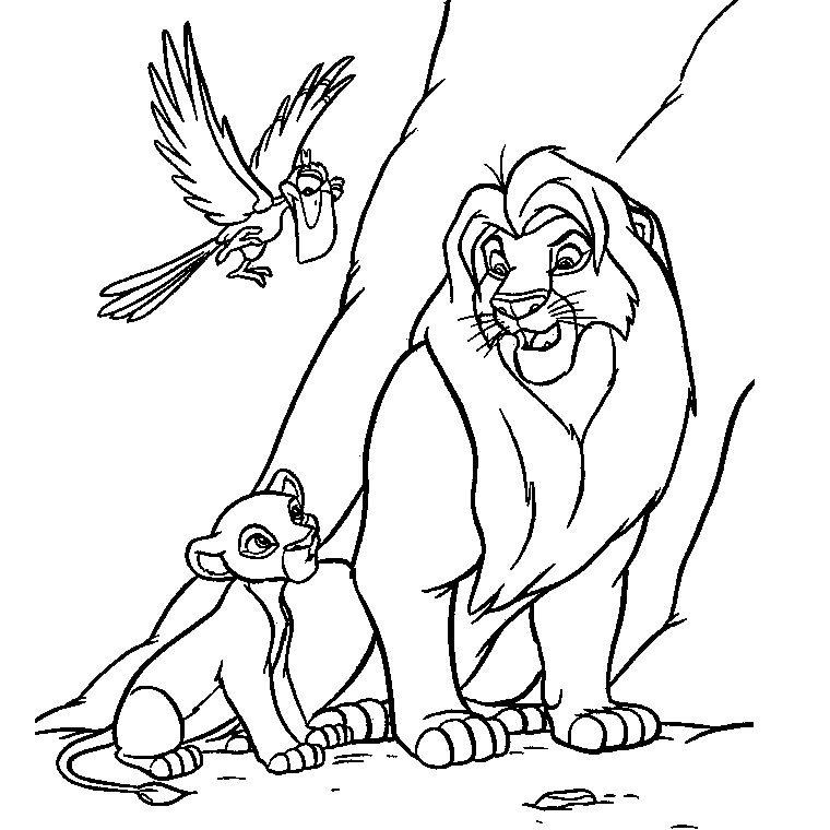 Coloring page: The Lion King (Animation Movies) #73713 - Free Printable Coloring Pages