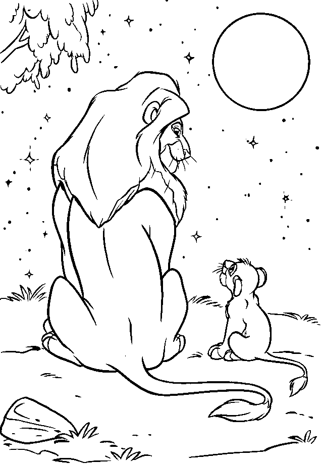 Coloring page: The Lion King (Animation Movies) #73726 - Free Printable Coloring Pages