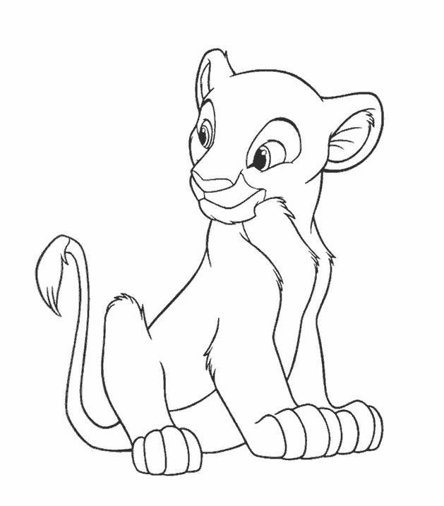 lion king coloring pages kovu