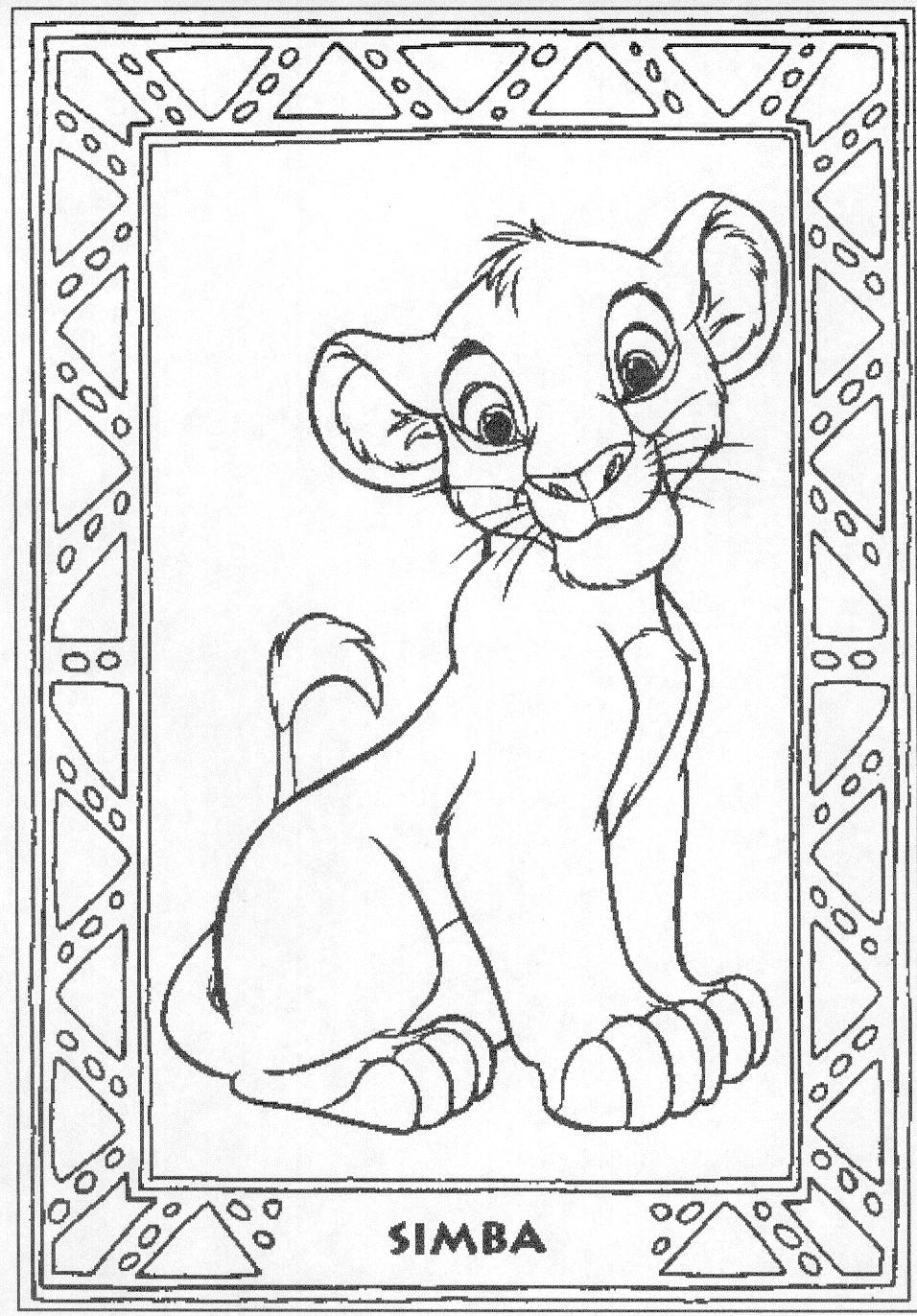 Coloring page: The Lion King (Animation Movies) #73733 - Free Printable Coloring Pages