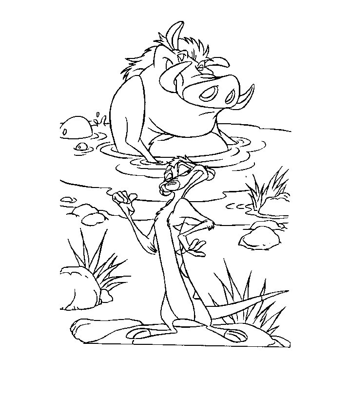 Coloring page: The Lion King (Animation Movies) #73743 - Free Printable Coloring Pages