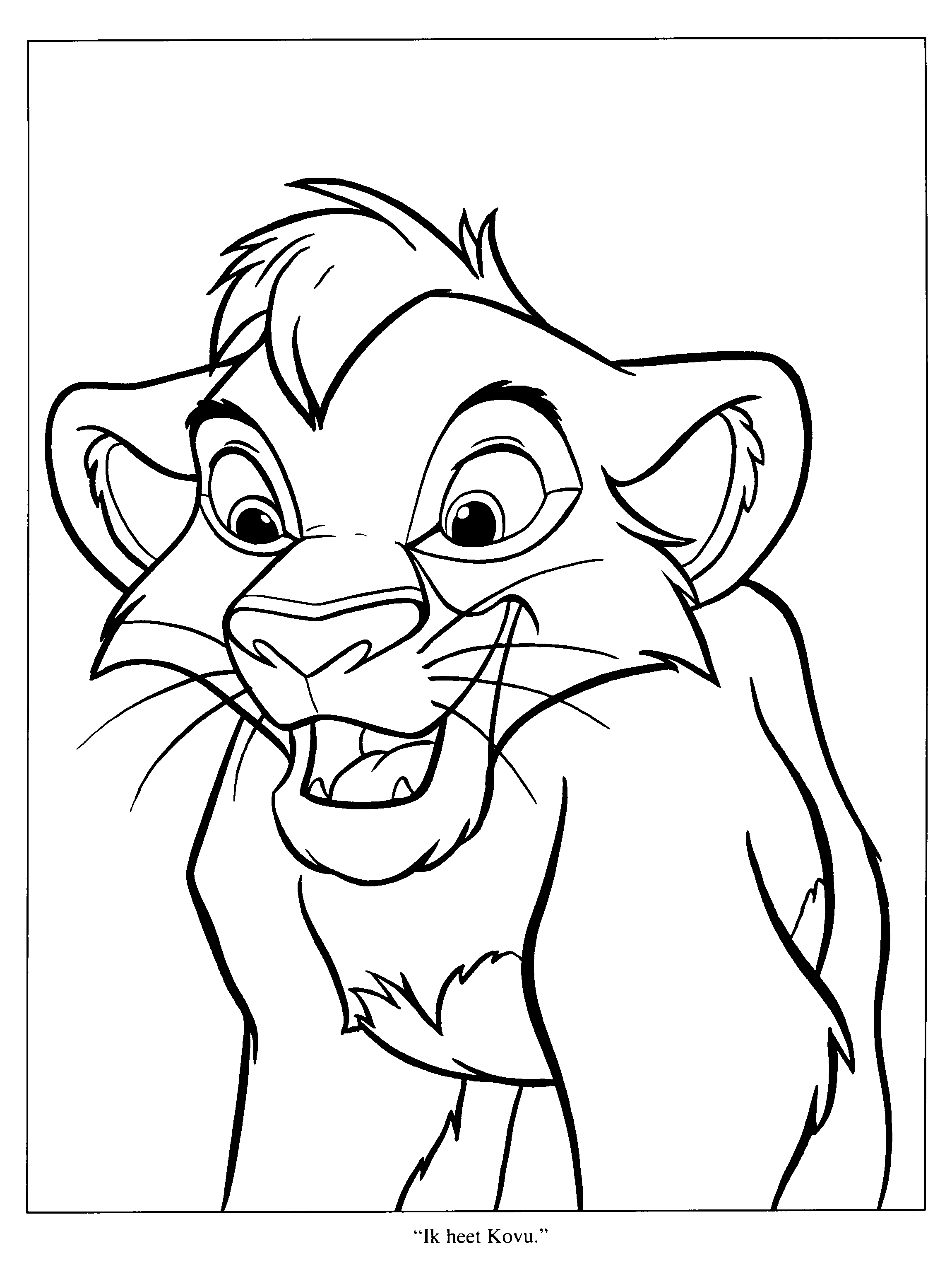 Coloring page: The Lion King (Animation Movies) #73754 - Free Printable Coloring Pages