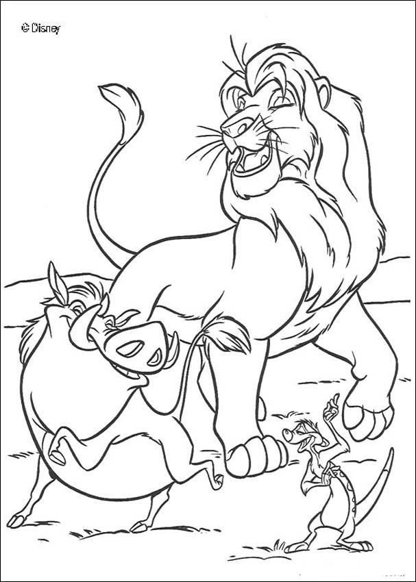 Coloring page: The Lion King (Animation Movies) #73755 - Free Printable Coloring Pages