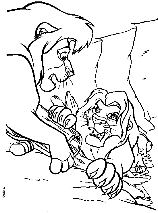 Coloring page: The Lion King (Animation Movies) #73756 - Free Printable Coloring Pages