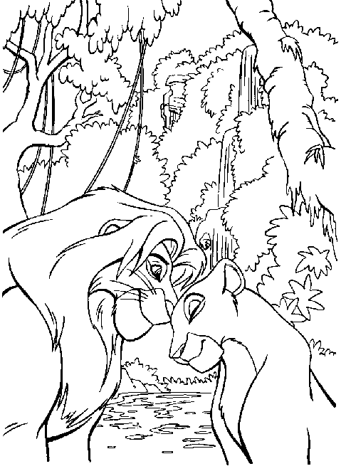 Coloring page: The Lion King (Animation Movies) #73764 - Free Printable Coloring Pages