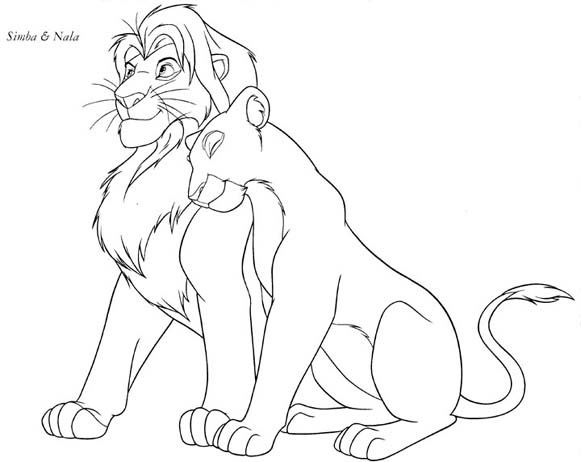 Coloring page: The Lion King (Animation Movies) #73769 - Free Printable Coloring Pages