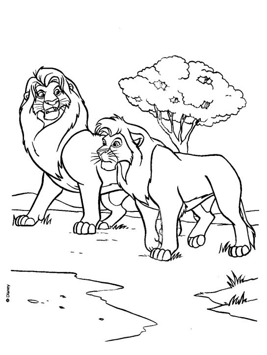Coloring page: The Lion King (Animation Movies) #73775 - Free Printable Coloring Pages