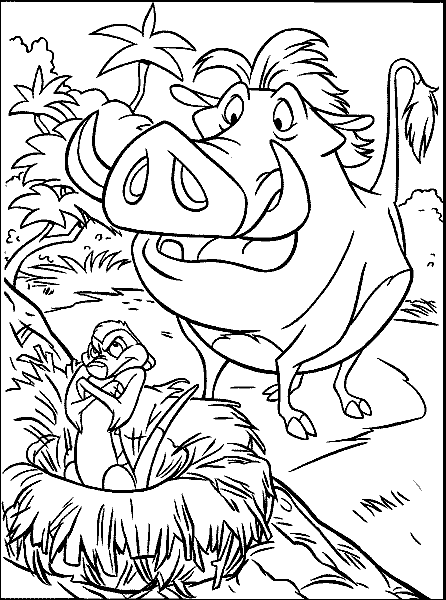 Coloring page: The Lion King (Animation Movies) #73777 - Free Printable Coloring Pages