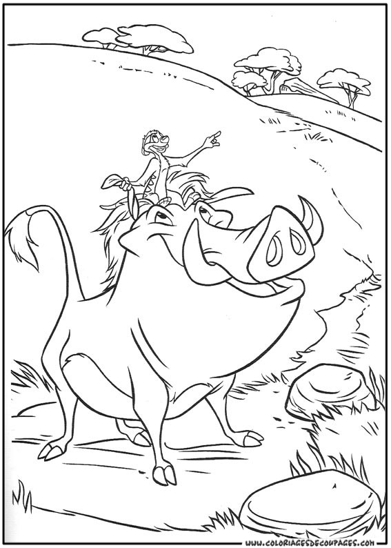 Coloring page: The Lion King (Animation Movies) #73795 - Free Printable Coloring Pages