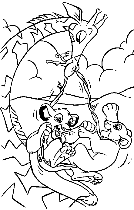 Coloring page: The Lion King (Animation Movies) #73812 - Free Printable Coloring Pages