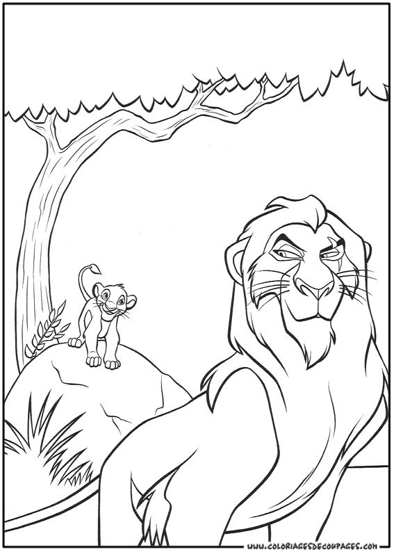 Coloring page: The Lion King (Animation Movies) #73853 - Free Printable Coloring Pages